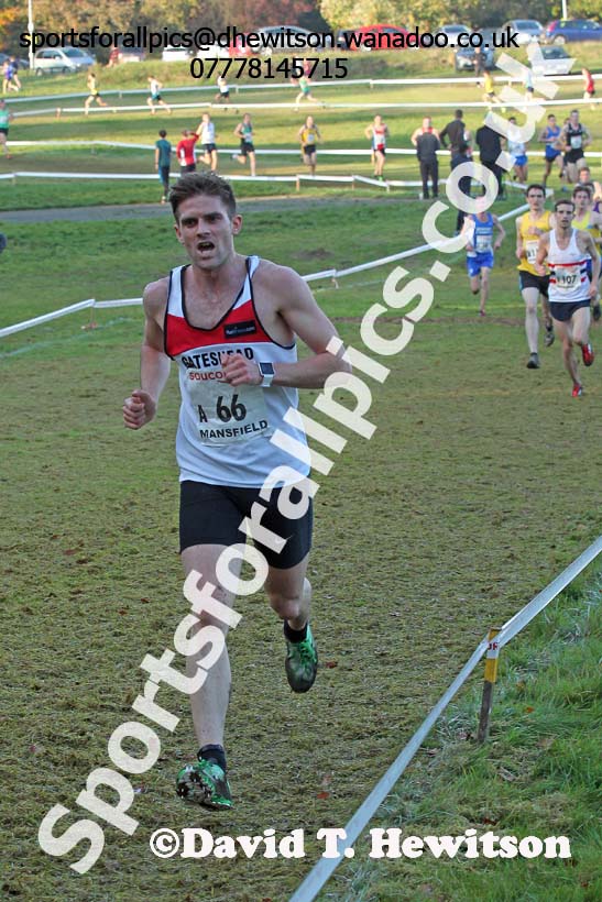 Senior men, National Cross Country Relays, Berry Park, Mansfield. Photo: David T. Hewitson/Sports for All Pics